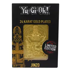 Yu-Gi-Oh! Limited Edition 24k Gold Plated Jinzo Metal Card - Image 2