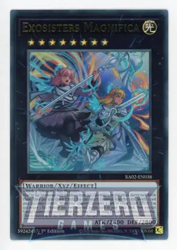 Yugioh RA02-EN038 - Exosister Magnifica - Ultra Rare - Image 1