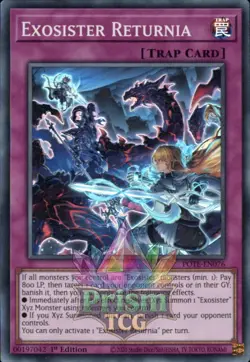 1st ed Exosister Returnia super rare POTE-EN076 Yugioh - Image 1