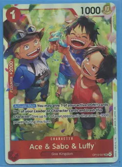 One Piece: Carrying on his will: Ace & Sabo & Luffy: FOIL - Image 1