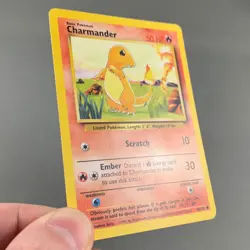 Charmander 46/102 Base Set Common Pokemon Card English Vintage 1999 WOTC LP-NM - Image 4