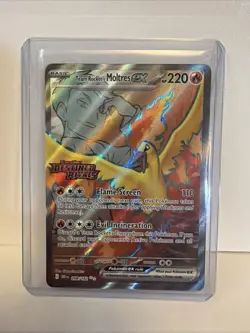Team Rocket's Moltres ex - (Destined Rivals Stamp) 208/182 Miscellaneous Cards & - Image 1