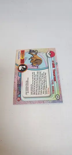 Tauros #128 Topps Pokemon Foil TV Animation Blue Logo Foil Pokemon Card - Image 3