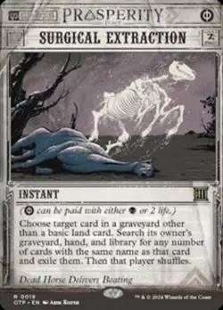 MTG Surgical Extraction - Foil, Outlaws of Thunder Junction: Breaking News, Near - Image 1