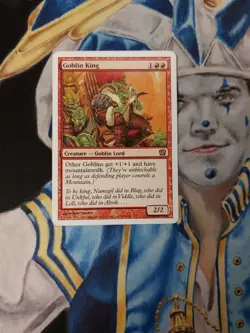 Goblin King MTG 9th Edition Rare Red Creature Moderately Played x1 GK2 - Image 1