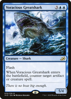 Voracious Greatshark - Foil 070/274 Lightly Played IKO Ikoria: Lair of Behemoths - Image 1