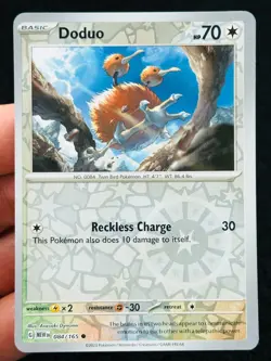 Doduo 084/165 Reverse holo - LP-NM - Pokemon TCG Card - Image 1