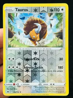 Tauros 106/159 Reverse holo - LP-NM - Pokemon TCG Card - Image 1