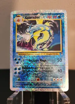 Pokemon Gyarados Reverse Holo 12/110 Legendary Collection Rare 2002 Firework - Image 2