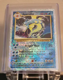 Pokemon Gyarados Reverse Holo 12/110 Legendary Collection Rare 2002 Firework - Image 4
