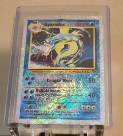 Pokemon Gyarados Reverse Holo 12/110 Legendary Collection Rare 2002 Firework - Image 5