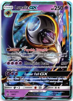 Lunala GX - SM17 Holo Sun & Moon Promo LP - Image 1