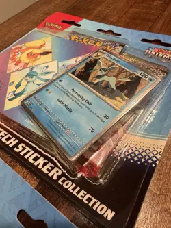 New Lot of 2 Pokemon TCG Prismatic Evolutions Tech Sticker Collection Glaceon - Image 2