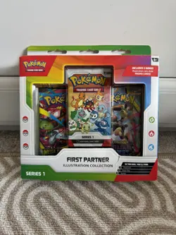 Pokemon First Partner Illustration Collection Series 1 Pack Box New Sealed - Image 1