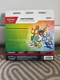 Pokemon First Partner Illustration Collection Series 1 Pack Box New Sealed - Image 2