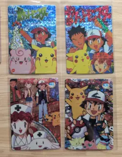 Rare Pokemon Vending Machine Stickers And Cards Misty Card #402 Ash Brock NM - Image 3