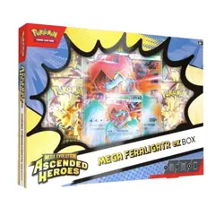 Pokemon TCG Mega Evolution Ascended Heroes Mega Feraligatr EX Box - PRE-SALE - Image 1