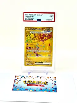 PSA 9 PIKACHU ex 236 2024 Pokemon JAPANESE SV8a Terastal Festival ULTRA RARE - Image 1