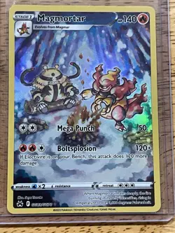 2023 Pokemon Crown Zenith Magmortar Galarian Gallery Holo GG03/GG70 Ultra Rare - Image 1