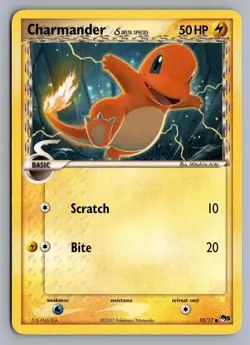 CHARMANDER 10/17 COMMON POP SERIES 5 POKEMON LP - Image 1