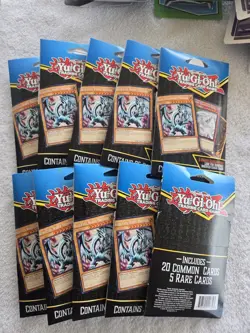(10)Yu-Gi-Oh! Mystery Pack Lot– 25 Rares Guaranteed & Random Chase Cards Sealed - Image 1