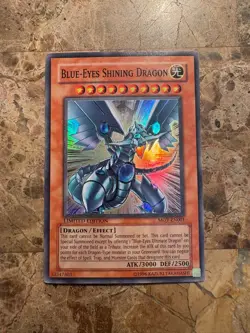Blue-Eyes Shining Dragon MOV-EN001 Yu-Gi-Oh! The Dark Side of Dimensions - Image 1