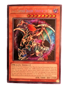 Chaos Emperor Dragon Envoy of the End IOC-000 Secret Rare Yugioh NM - Image 2