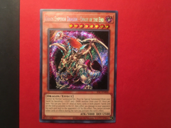 Chaos Emperor Dragon Envoy of the End IOC-000 Secret Rare Yugioh NM - Image 4