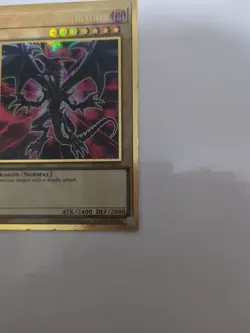 Yugioh Red-Eyes Black Dragon (MGED-EN003) Unlimited Ed. Premium Gold Rare - Image 5