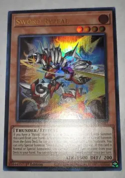 Yugioh TCG Crossover Breakers - Sword Ryzeal Ultra Rare CRBR-EN001 NM - Image 2