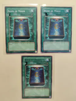 3x Yugioh! Book of Moon PGD-035 LP/MP - Image 1
