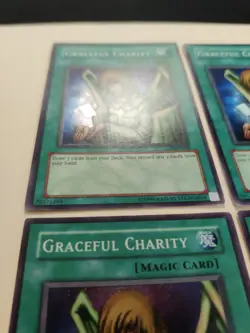 4x Graceful Charity SDP-040 Super Rare Unlimited Yugioh LP/MP - Image 2