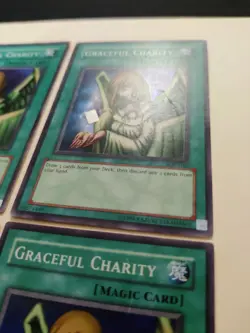 4x Graceful Charity SDP-040 Super Rare Unlimited Yugioh LP/MP - Image 3