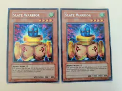 2x Slate Warrior WC4-003 Prismatic Secret Rare MP/HP - Image 1