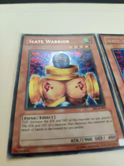 2x Slate Warrior WC4-003 Prismatic Secret Rare MP/HP - Image 2