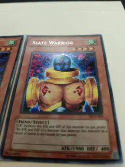 2x Slate Warrior WC4-003 Prismatic Secret Rare MP/HP - Image 4