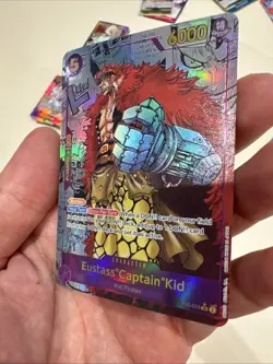 One Piece CCG Eustass 'Captain'Kid Manga Alternate Art OP05-074 Custom Card - Image 3