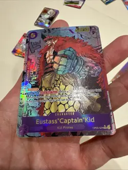 One Piece CCG Eustass 'Captain'Kid Manga Alternate Art OP05-074 Custom Card - Image 4