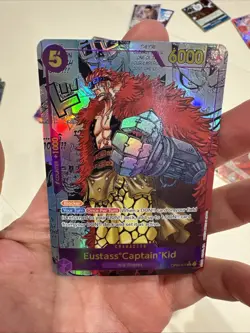One Piece CCG Eustass 'Captain'Kid Manga Alternate Art OP05-074 Custom Card - Image 5