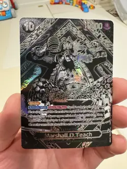 One Piece Marshall.D.Teach SP Silver OP09-093 Legacy of the Master Custom Card - Image 1
