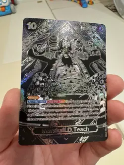 One Piece Marshall.D.Teach SP Silver OP09-093 Legacy of the Master Custom Card - Image 2