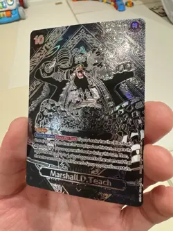 One Piece Marshall.D.Teach SP Silver OP09-093 Legacy of the Master Custom Card - Image 4