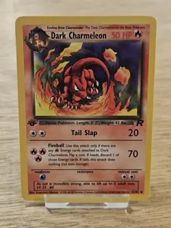 Pokemon Dark Charmeleon TCG Team Rocket 32/82 1st Edition Uncommon Card - Image 1