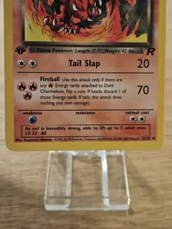 Pokemon Dark Charmeleon TCG Team Rocket 32/82 1st Edition Uncommon Card - Image 4