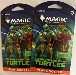 TMNT: Magic the Gathering TCG Booster 2-Pack - Image 1