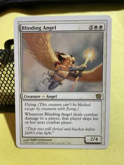 Magic: The Gathering Blinding Angel 9th Edition White Creature Todd Lockwood - Image 1
