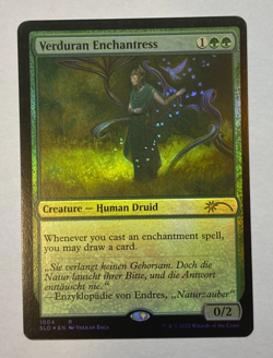 MTG - Secret Lair - Volkan Baga - Verduran Enchantress - FOIL - NM - Image 1