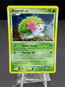Shaymin 14/127 Holo Rare Platinum Pokemon Card - Image 1