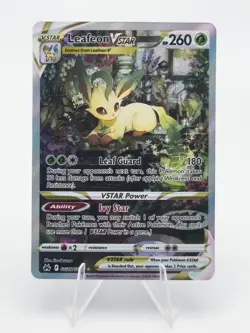 Leafeon VSTAR GG35/GG70 Crown Zenith: Galarian Gallery Holo Pokemon TCG NM - Image 1