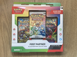 First Partner Illustration Collection - Pokemon Series 1 2026 in hand - Image 1
